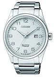 Citizen Herren Datum klassisch Solar Uhr mit Titan Armband BM7360-82A
