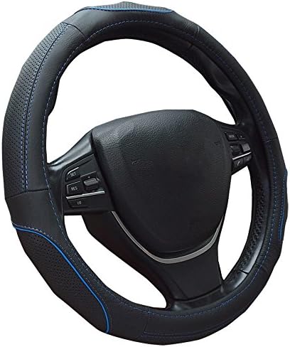 Maiku Leather Steering Wheel Cover Wraps 15Inch