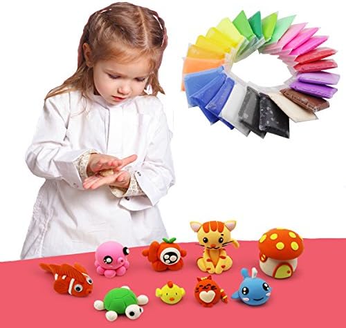 Kciline Kids Toys Slime Children Educational Toys Childrens Toys (24 color Bagged clay)