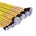 Abody 9Pcs Makeup Brush Kit Wood Professional Cosmetic Set Foundation Brush Powder Brush Eyeshadow Brushes Yellow