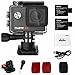 Produktbild ThiEYE Original i60e 4k Wifi Action Cam Full HD Action Kamera 12MP 1080P 60fps Sport Videokamera 2 Zoll Sceen 60M Wasserdicht 170 Weitwinkel für Fahrrad Motorrad Helm mit 2 Batterien