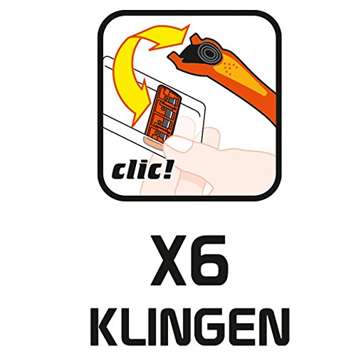 BIC Drei Hybrid Rasierer Set Männer (Rasierer mit drei Klingen, Auch für empfindliche Haut, Minimiert Hautirritationen, Rasiergriff mit Sechs Wechsel-Klingen) - 7