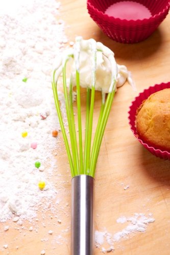 baekka Schneebesen silikonbeschichtet grün - 2