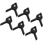AA Plus Kopya-6 Adet Fon Mandalı Clamp Mengene Kıska&ccedil; 4.5 In&ccedil;=11.5 Cm Siyah