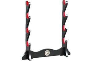 SZQL Schwertständer Katana Halter Samurai Halterung Wakizashi Tanto Schwert Display Ständer Waffenständer 4 Etagen