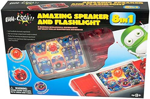 AWW! Speaker And Flashligh 8 In 1 Circuit Kits