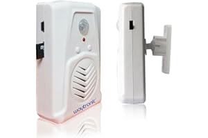 WAYTRONIC Microsound Mini PIR Motion Sensor Activated Voice Reminder Multiple Recorded Sounds Player for Shop Store Factory Supermarket Special Sound Effect