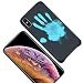 Produktbild KOSBON Thermo-Sensor-Handyhülle Wärmeinduktion Farbwechsel Ultradünne Stoßfest Harte PC Kratzschutzhülle Schutzhülle für iPhone. (iPhone XS Max 6.5", Blue)