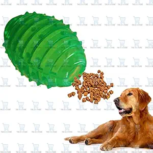 The DDS Store Rugby Shaped Rubber Chew Toys for Dogs 1 Pc -Color May Vary