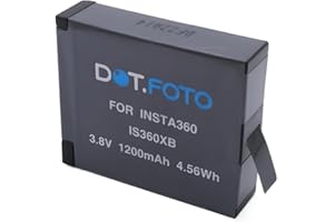 Dot.Foto CINOXBT/A Premium 3.8v / 1200mAh Batería Recargable para Insta360 One X