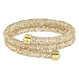 Swarovski Crystaldust Double Armreif, goldfarben