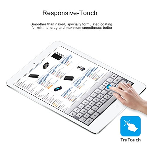 iPad Air Schutzfolie, TeckNet® [2-Pack] Clear HD Schutzfolie AntiReflex für Apple Air 2 / Air 1 Displayschutz Screen Protector mit extra hoher Widerstandskraft – Klar - 3