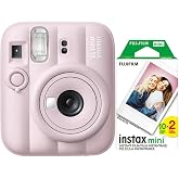 Instax Mini 13 Fotoğraf Makinesi+20'li film+askı+pil (PEMBE)