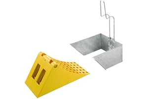 ‎LASIPROFI lasiprofi - Radkeil | Unterlegkeil aus Kunststoff mit Halterung zur Rampensicherung, für große Nutzfahrzeuge, LKWs und Anhänger. Hemmschuh gegen Wegrollen | Größe: 230x200x470mm | Inhalt: 1 STK.