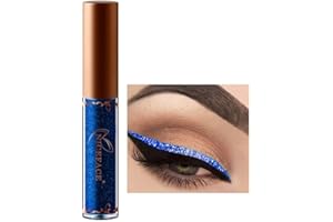 ALLBESTAYE Allbesta Glitter Flüssig Eyeliner Lidschatten Metallic Farben Wasserfest Make-Up Shimmer Eye Liner Kosmetik Augen Make Up