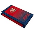 Arsenal FC Wallet Red Blue Money Purse Touch Fastening Football Supporters Merchandise
