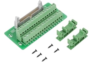 HILITAND IDC34P 34Pin Steckerleiste Breakout Board Terminal Block Stecker PLC Schnittstelle mit Halterung PCB träger.