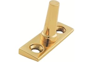 Chivrose Ltd Carlisle Brass Casement Window Stay EJMA Pin + Screws (Polished Brass)