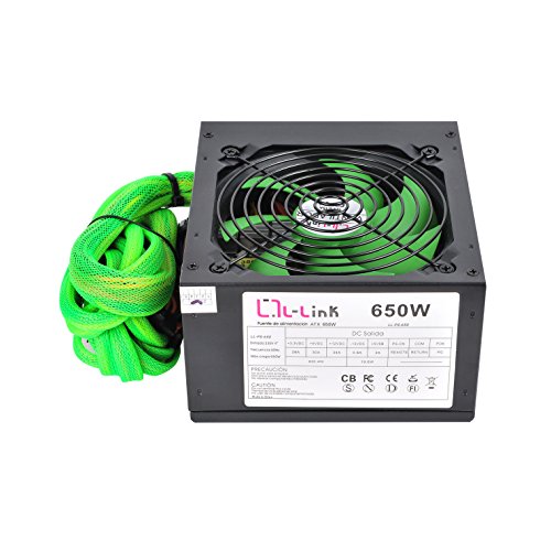L-Link LL-PS-650 - Fuente de alimentaci  n  650 W  ATX  5 A   negro