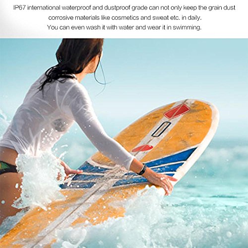 KOBWA Fitness-Tracker,Wasserdicht IP67 Herzfrequenz Fitnessarmband Smart Bracelet für IPhone IOS und Android Smartphone,Aktivitätstracker mit Schrittzähler,Pulsmesser,Kalorienzähler,Schlafanalyse, Push-Message und Anrufe, ID Benachrichtigung - 5