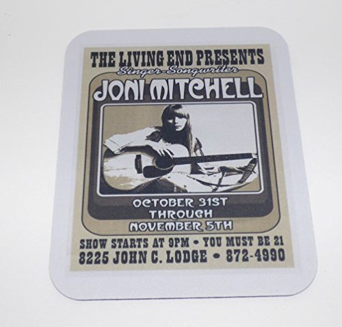 Preisvergleich Produktbild JONI MITCHELL Singer Songwriter COMPUTER MOUSEPAD