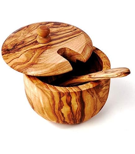 Coquetier En Bois D'Olivier D.O.M. Piccolo - Ø 4 Cm, Fait Main, Naturel - Lot Ou Unité