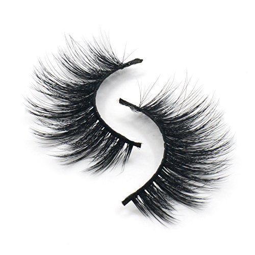 Arison Lashes 3D 100% Handgefertigte Künstliche Wimpern Synthetische Natürlicher Blick Augen Falsche Wimpern (1 Paar) - 5