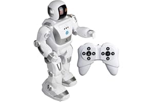 YCOO 88071 Programm A BOT X by Silverlit, Ferngesteuerter Roboter, programmierbar, Ton- und Lichteffekte, Bewegungssensoren, multidirektionale Steuerung, Reichweite 1m, 40 cm, weiß, ab 5 Jahren