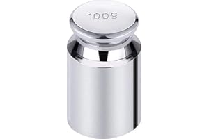 Trimming Shop Balance de 100 g, placage chromé pour Un étalonnage précis afin de vérifier la précision des balances de Poche et numériques, des Bijoux, des balances de Cuisine (1 pièce)