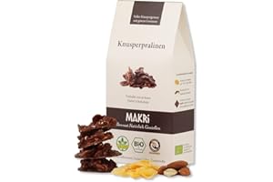 ‎MAKRI MAKRi® BIO Knusperpralinen - Schoko Krossies ohne raffinierten Zucker, Mit Dattel Schokolade, Vegan & Fair gehandelt (6 Stk.)
