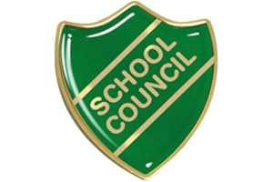 Capricornone School Council Gel Domed School Shield Badge