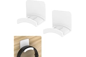 Cozycase Universal Soporte Auriculares Adhesiva Soporte Cascos Mesa, Headset Stand TPU Soporte Pared Auriculares para la mayoría de los Auriculares y el Controlador, 2 Pieza