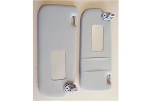 CUTEAS auto sonnenblende Für Hyundai I20 2008–2018, links und rechts, 2-teiliges Set, Sonnenblende mit Make-up-Spiegel Sonnenblende Montage