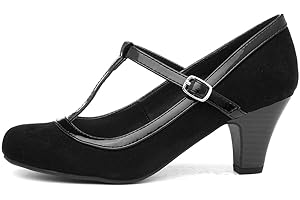 Lilley Vicky Womens Black Faux Suede Court Shoe