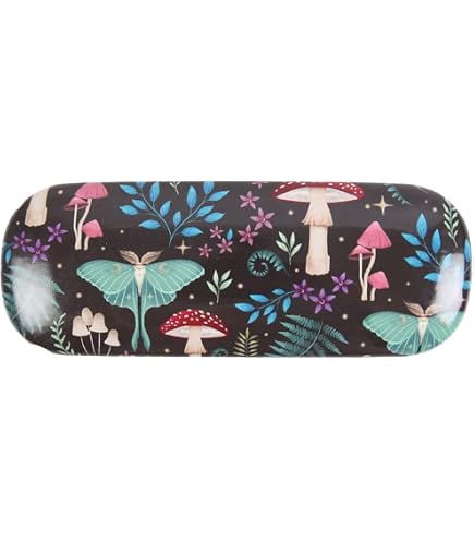 Something Different Wholesale Bicchiere Da Vino Senza Stelo Dark Forest - Design Con Funghi, Falene E Stelle - Vetro Artistico - 4