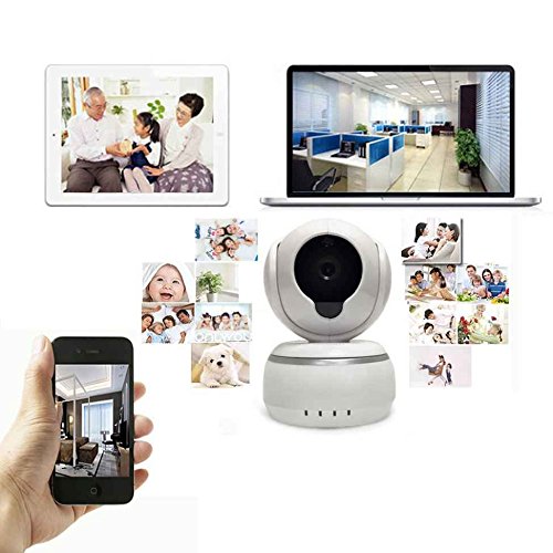 Preisvergleich Produktbild 1080x 720P Überwachungskameras ip kamera,Fernsteuerbar,Intelligentes Digitalzoom,P2P Server,H.264 ONVIF Baby Monitor,Email Alarm,Plug and Play,Unterstützung iOS / Android