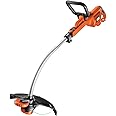 BLACK+DECKER Electric Strimmer, 700W, 240V, Corded, Automatic Single Line Feed, Cutting Width 33cm, GL7033-GB