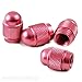 Produktbild Ventilkappen Aluminium Pink für PKW & Fahrrad 4er Set