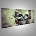Produktbild islandburner Bild Bilder auf Leinwand Tattoo Design mit Schädel Totenkopf Wandbild Leinwandbild Poster