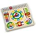 Viga Wooden Calender Clock