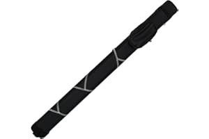 ‎BILMAG BILMAG Billard Pool Queue Köcher Tasche Queueköcher, Cue Player II Schwarz - Weiß, 1/1, 82 cm