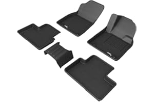 3D MAXpider All-Weather Floor Mats for VOLVO XC40 2018-2024+ Custom Fit Car Floor Liners, Kagu Series (1st & 2nd Row)