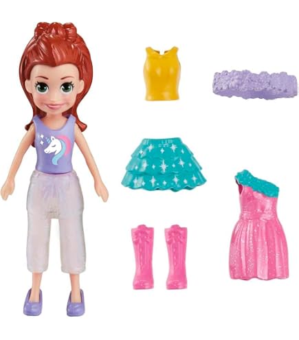 Polly Pocket Kleine Modeaccessoires – Set Für Puppen, Bunt
