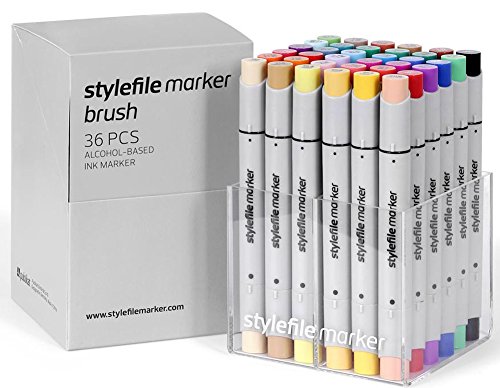 Stylefile Grafikmarker Brush 36er Main A Set Box Grafik Marker Pens Stift