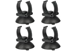 JAYRUIT Lot de 4ventouses de rechange pour chauffage d'aquarium, accessoires de thermostat pour aquarium, convient pour chauffage ou barre de pluie, diamètre 35 mm, matériau en résine