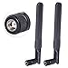 Produktbild Eightwood WiFi Antenne 2.4G/5G Antenne 8dBi Dual-Frequency RP SMA WLAN Antenne Kipp-und-Schwenkbar 2 Stücke für WiFi Card WLAN PCI Karten Wirelesse Router Bluetooth ZigBee MEHRWEG