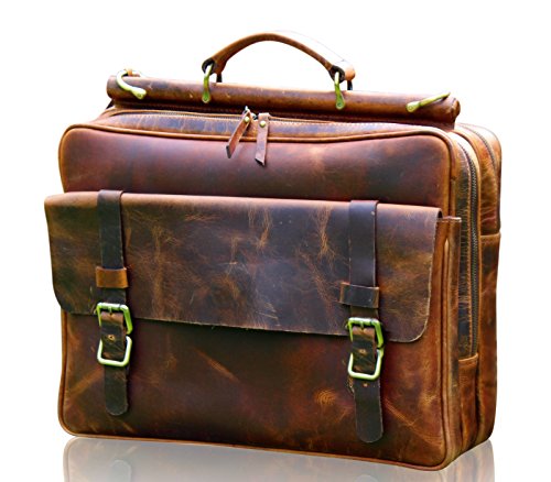Aktentasche Mann Leder Laptoptasche Briefcase Schultertasche Arbeitstasche Bag Business Tasche Man