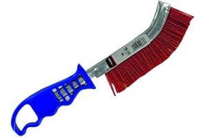 TIVOLY XT20251006173 - Spazzola a mano ergonomica, convessa, filo di nylon abrasivo