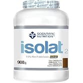 Scientiffic Nutrition - Isolat 2.0, Whey Protein, ISO Isolate Protein Supplement with Lactase, Whey Protein Powder - 908 g, C