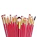 Tonsee® 20PCS Set Brosse Pro Makeup Brush Tools Make-up Toiletry Kit Wool Makeup Brush (Red+Gold)